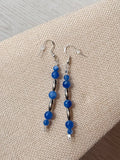 Blue Torpedo Earrings