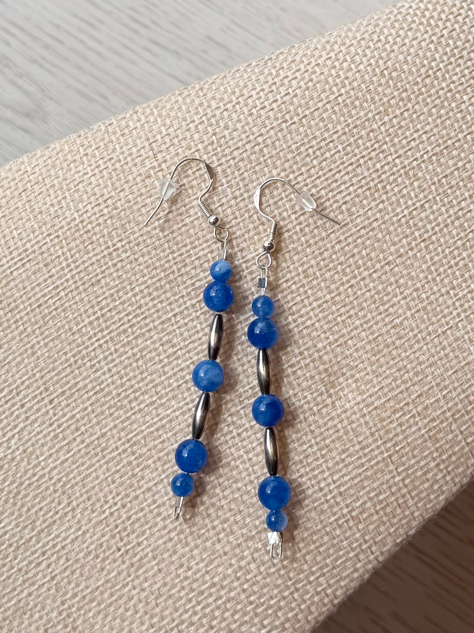 Blue Torpedo Earrings