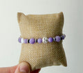 Lilac stretch bracelet