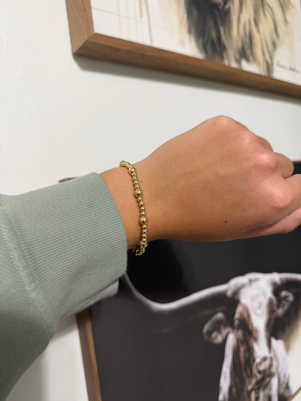 Gold Stretch Bracelet