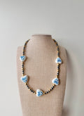 Mixed metals heart