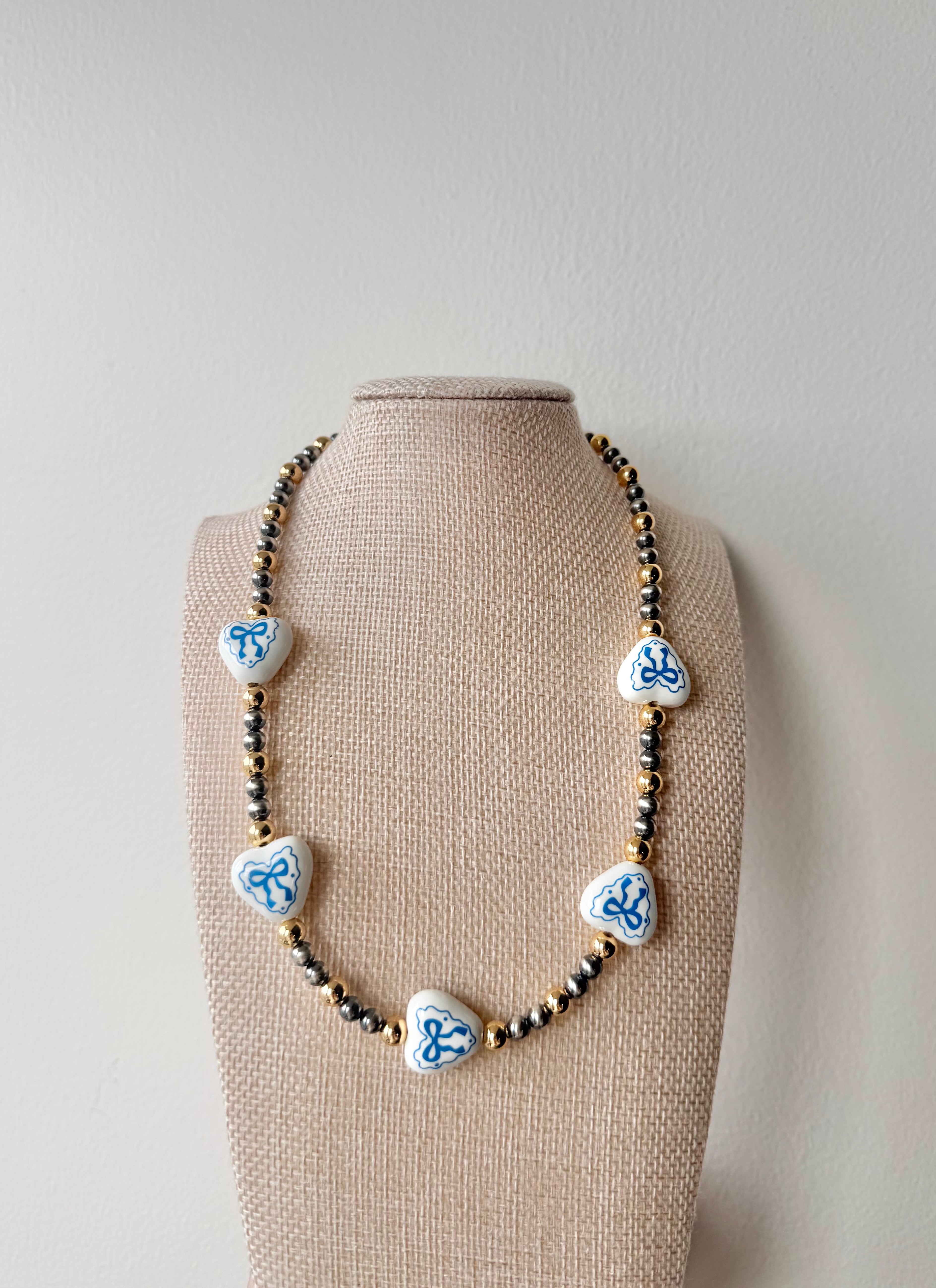 Mixed metals heart