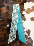 Teal Block Twilly
