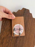 Corrugated freshwater Earrings