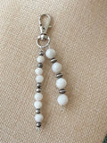 White keychain